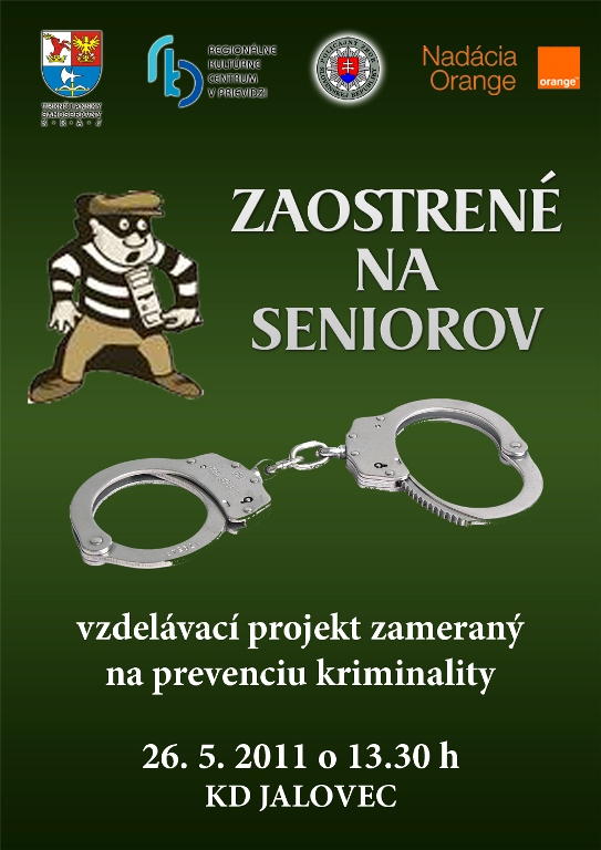 Zaostrené na seniorov - plagát